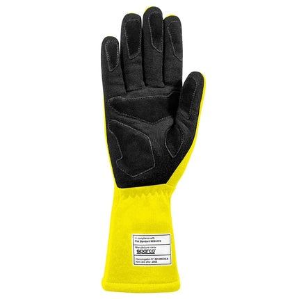 Sparco Land Racing Gloves, Yellow