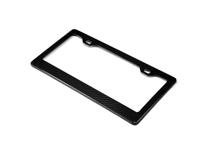 AutoTecknic Dry Carbon Fiber License Plate Frame, image 1