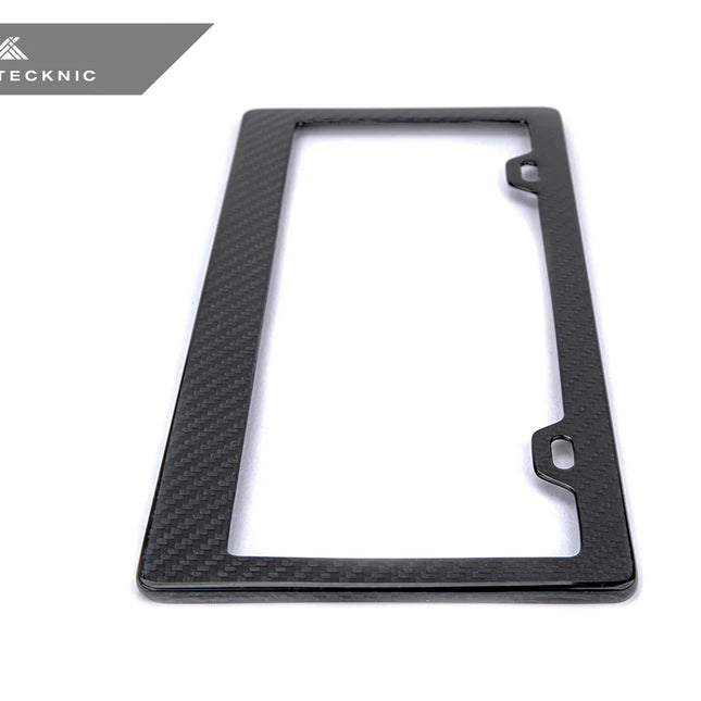 AutoTecknic Dry Carbon Fiber License Plate Frame, image 4