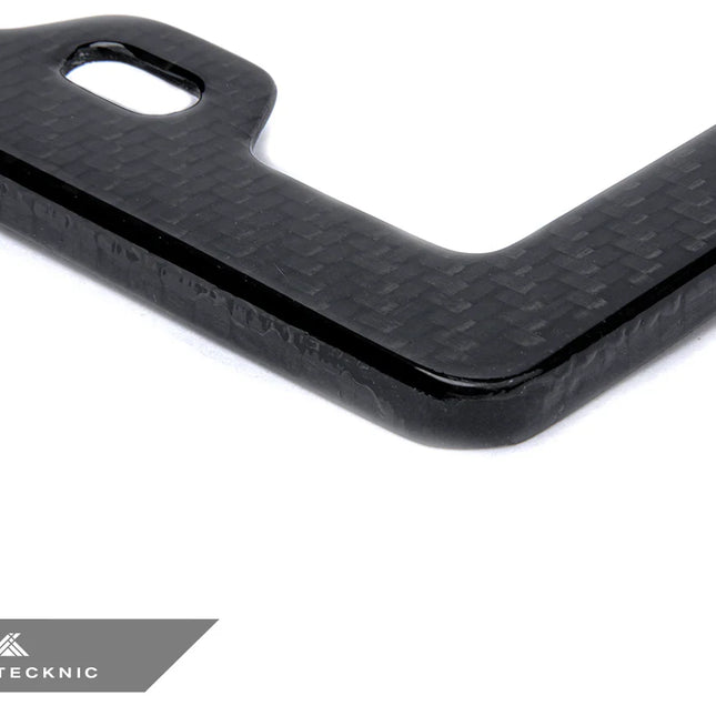 AutoTecknic Dry Carbon Fiber License Plate Frame, image 5