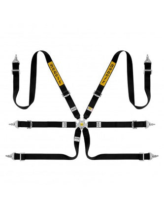 Sabelt Steel Series Racing Harness, Black
