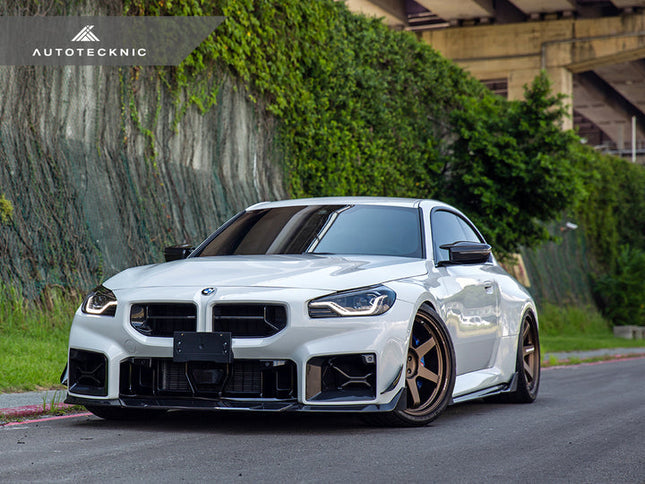 AutoTecknic G87 M2 Dry Carbon Podium Front Lip Set, view 2