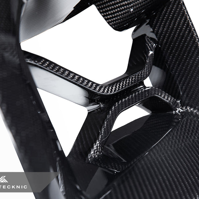 AutoTecknic G87 M2 Dry Carbon Podium Front Bumper Lower Vent Set - ATK-BM-0809, view 3