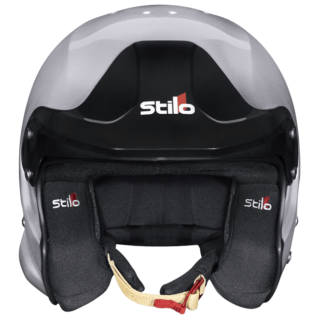 Stilo Venti Trophy Jet Composite Open Face Racing Helmet Silver (FIA 8859-2015, Snell SA2020) (AA0112AF2T)