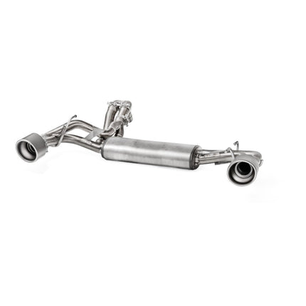 AKRAPOVIC Slip-On Line Stainless Steel Exhaust for Abarth 595 / 595C 2012-2020 (M-FI/SS/1H/1)
