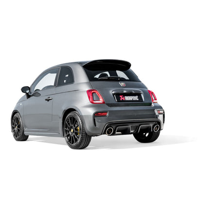 AKRAPOVIC Slip-On Line Stainless Steel Exhaust for Abarth 595 / 595C 2012-2020 (M-FI/SS/1H/1)