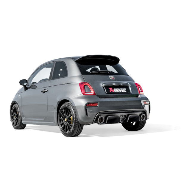 AKRAPOVIC Slip-On Line Stainless Steel Exhaust for Abarth 595 / 595C 2012-2020 (M-FI/SS/1H/1)