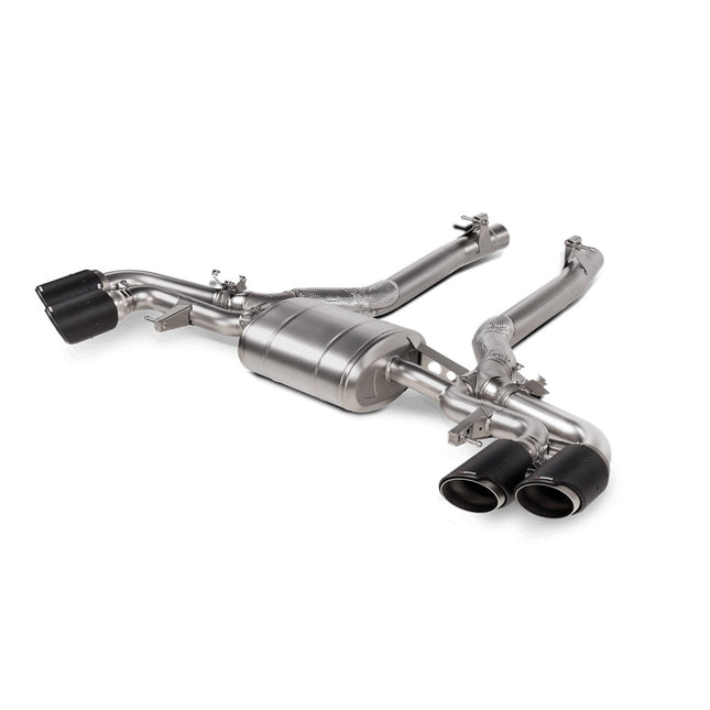 Akrapovic Slip-On Line Titanium Exhaust for BMW X5M F95 and X6M F96 2019 to 2023 (S-BM/T/16H)