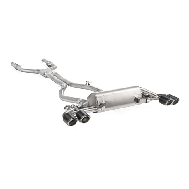 Akrapovic Evolution Line (Titanium) Exhaust System for Alfa Romeo Giulia Quadrifoglio 2016-2020 - S-AR/TI/1H