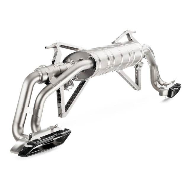 Akrapovic Slip-On Line Titanium Exhaust for Audi R8 5.2 FSI Coupe and Spyder 2016-2018 (S-AUR8SO3-T)