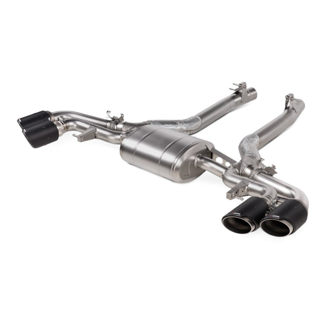 Akrapovic Slip-On Line Titanium Exhaust for BMW X5M and X6M F95 F96 2024 (S-BM/T/35H)