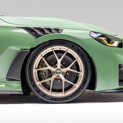 Alpha-N G87 M2 Carbon Vented Front Fender Set V4 installed