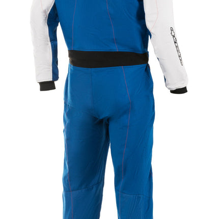 Alpinestars Stratos Blue White racing suit rear