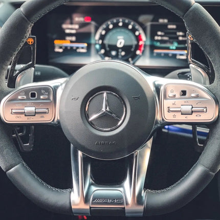 Armaspeed Forged Carbon / Luminous Paddle Shifters for Mercedes-AMG Models, image 5