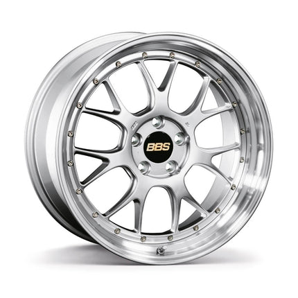 BBS LM368DS-SLD Forged Aluminum 2-Piece Wheel LM368 20x8.5 ET32 5x120 PFS,Diamond Silver Disk and Silver Diamond-cut Rim
