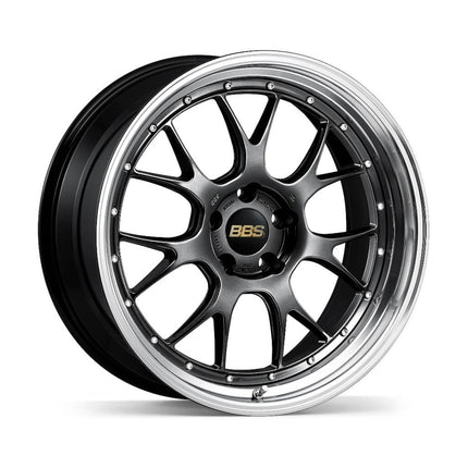 BBS LM385DB-BKBD Forged Aluminum 2-Piece Wheel LM-R LM385 21x11 ET18 5x132 CB66.5,Diamond Black Disk and Black Bright Diamond-cut Rim (DB-BKBD)