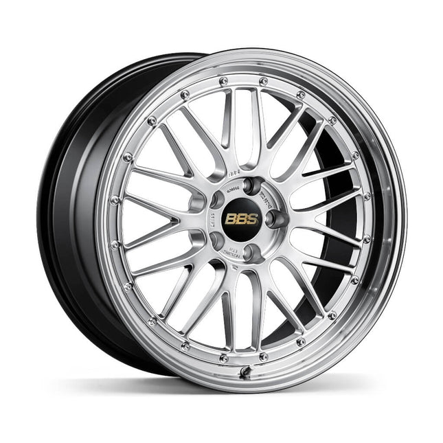 BBS LM238DS-BKBD LM Forged aluminum 2-piece wheel 20x9.5 ET40 5x114.3 CB66 Diamond Silver disk and Black Bright Diamond-