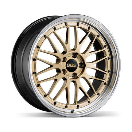 BBS LM461GL-BKBD LM Forged aluminum 2-piece wheel 21x10.5 ET20 5x112 PFS Gold disk and Black Bright Diamond-cut rim (GL-BKBD)