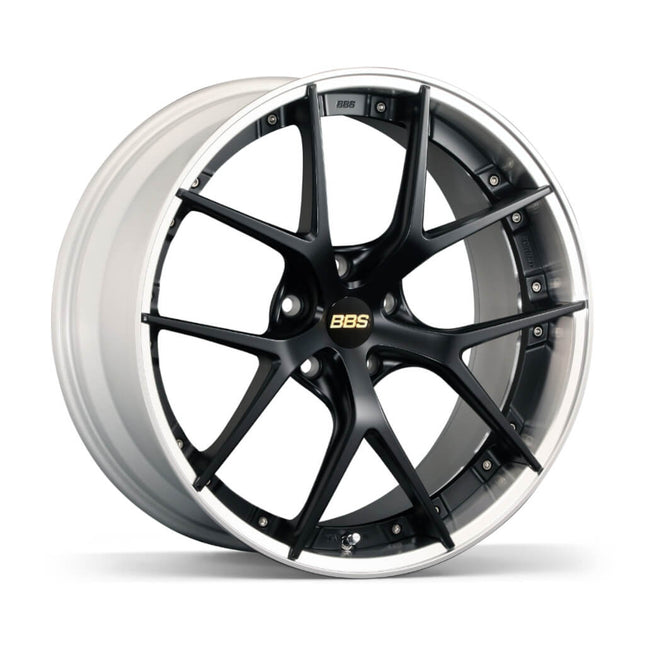 BBS RI-S023MB-SLD RI-S Forged aluminum 2-piece wheel 20x8.5 ET30 5x114.3 PFS Disk: Matte Black Rim: Silver painted, Diam
