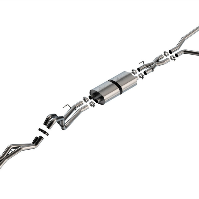 Borla 140940CFBA Cat-Back ATAK Exhaust with Carbon Fiber Tips for Toyota Tundra 3.4L V6 (2022-2024)