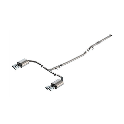 BORLA Cat-Back Exhaust S-Type Bright Chrome for Kia K5 GT 2025 (141014)