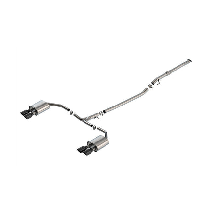 BORLA Cat-Back Exhaust S-Type Black Chrome for Kia K5 GT 2025 (141014BC)