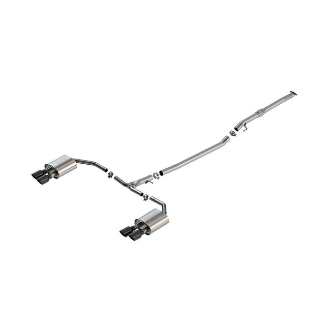 BORLA Cat-Back Exhaust S-Type Black Chrome for Kia K5 GT 2025 (141014BC)