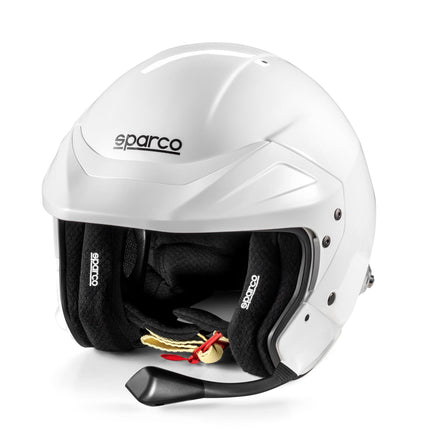 Sparco Flux RJ-i 8859-2024 Fiberglass Racing Helmet (Open Face)