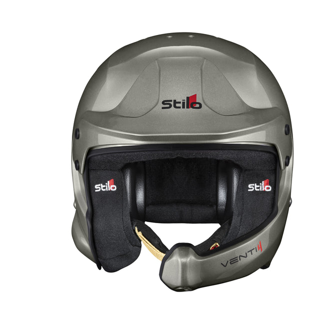 Stilo Venti4 WRC Composite Open Face Racing Helmet Titanium (FIA 8859-2024, Snell SA2025) (AA0224BG2X)