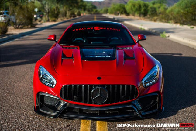 DarwinPro IMP Carbon Fiber Hood for Mercedes-AMG GT / GT S / GT C / GT R 2015-2020, image 10