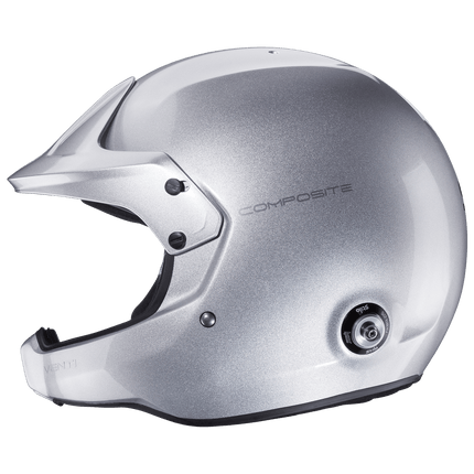 Stilo Venti WRC Composite Open Face Racing Helmet Silver (FIA 8859-2015, Snell SA2020) (AA0220BG2T)