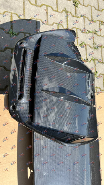 Ferrari 296 GTB Rear Diffuser Carbon for Camera, OEM, Part Number: 887758