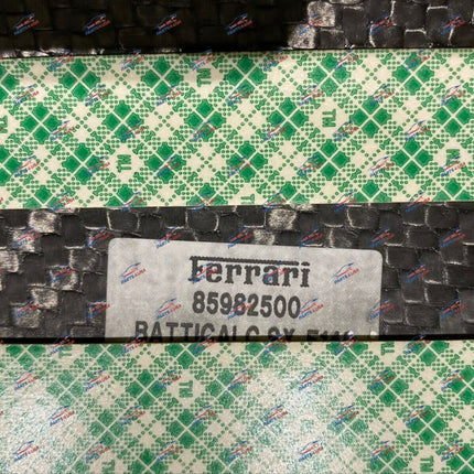 Ferrari 458 Italia/Spider Carbon Door Sill Kick Plate, Left Side, OEM, Part Number 85982500