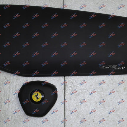 Ferrari 458 Italia & Spider Airbag Steering Wheel and Passenger Cover, Black, OEM