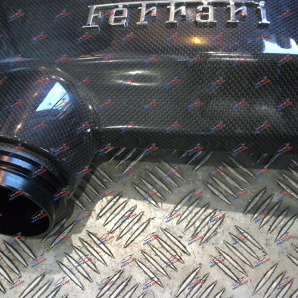 Ferrari 488 GTB & Spider Engine Cover, Carbon Fiber, OEM, Part Number: 856678