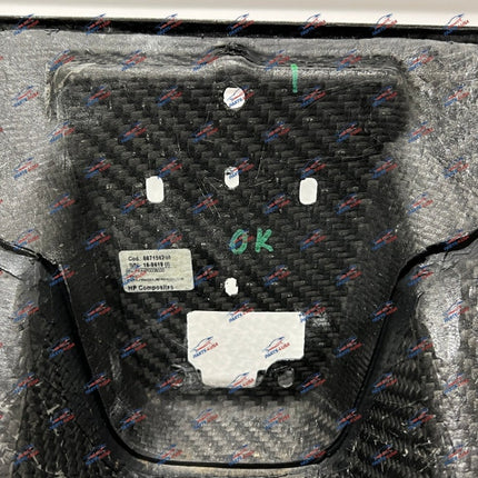 Ferrari 488 GTB & Spider Rear Diffuser, Carbon Fiber, Camera Version, OEM, Part Number: 70003838