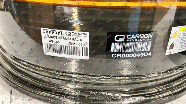 Ferrari 488 Pista Carbon Fiber Wheels Set, OEM, Part Number: 866267, view 6