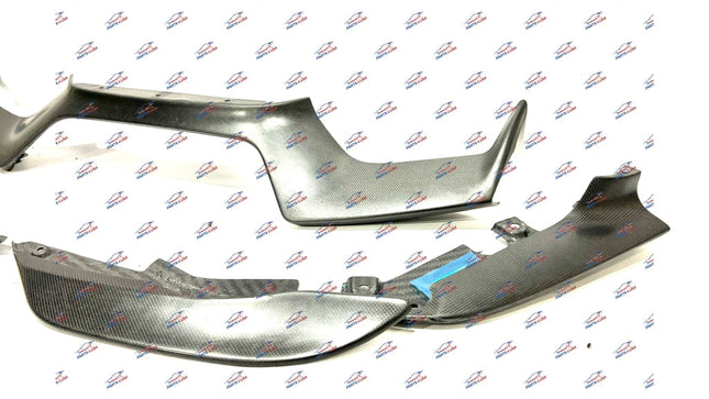 Ferrari 488 Pista Front Lip Complete, 3 Pieces, Carbon Fiber, OEM, Part Numbers: 824298/824301/824297