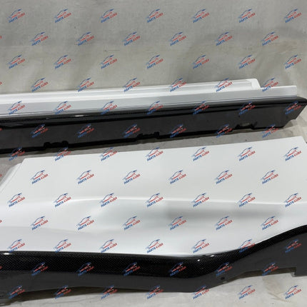 Ferrari 488 Pista Side Skirts, Carbon Fiber, Left and Right, OEM, Part Number 766048 766055