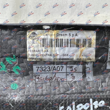 Ferrari 599 GTB Center Tunnel, Carbon Fiber, OEM, Part Number 69143200