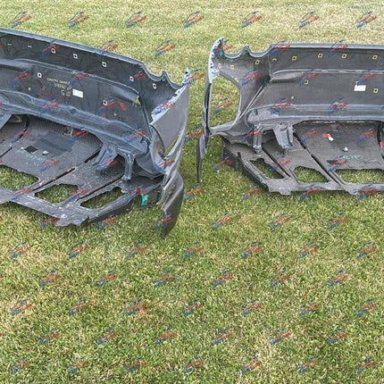 Ferrari 812 Competizione Rear Bumper with Diffuser, Carbon Fiber, Red, OEM, Part Number: 985851642