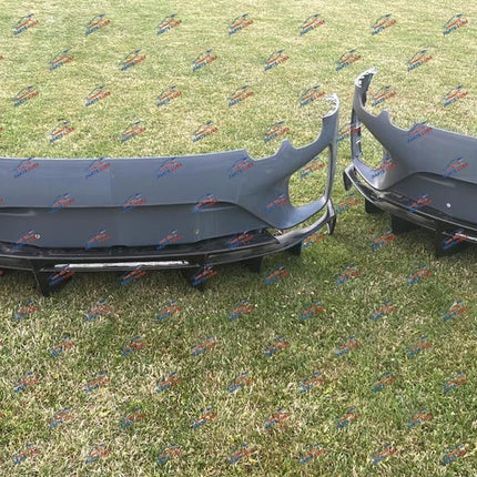 Ferrari 812 Competizione Rear Bumper with Diffuser, Carbon Fiber, Red, OEM, Part Number: 985851642