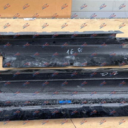 Ferrari 812 Competizione Side Skirt, Left + Right, Carbon Fiber, Glossy, OEM, Part Number: 985798405
