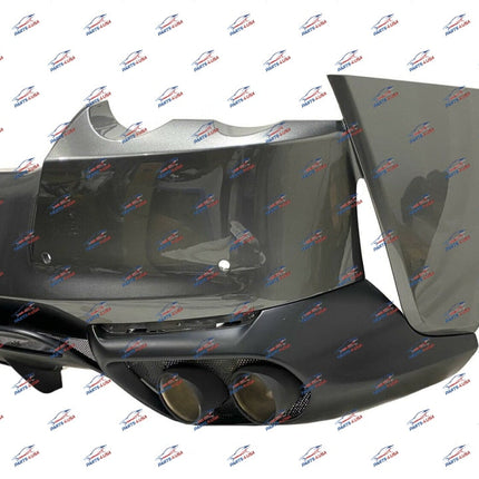 Ferrari 812 GTS Rear Bumper Complete with Black Tips, No Camera Version, OEM, Part Number 985786085