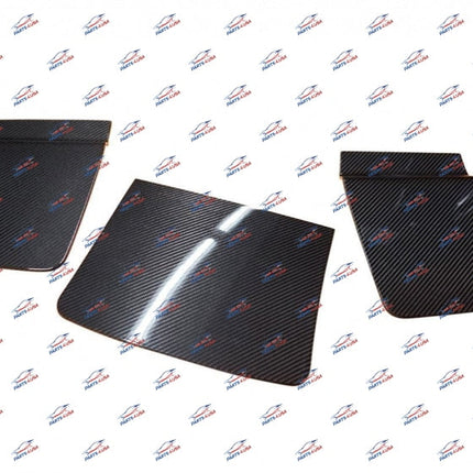 Ferrari F8 Tributo Rear Diffuser Carbon Flaps Set, OEM, Part Number: 786905, 786906, 899293