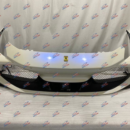 Ferrari F8 Tributo Front Bumper EU Spec Complete, White, OEM, Part Number 985778790