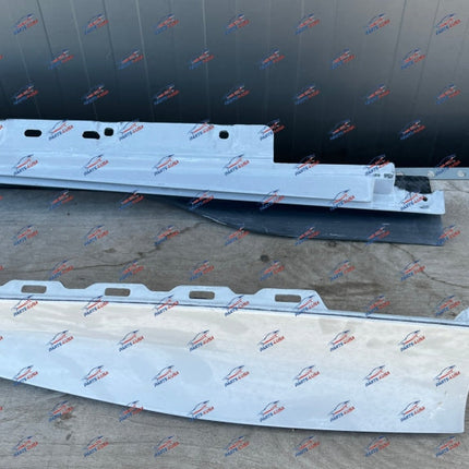 Ferrari F8 Tributo Side Skirt, Carbon Fiber, Left + Right, Primed, OEM, Part Numbers: 985881796/985881797