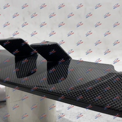 Ferrari F8 Tributo Spider Front Lip Carbon Fiber, Left + Right, OEM, Part Numbers: 985890504/985890503