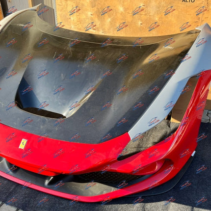 Ferrari F8 Tributo Spider Full Front End Complete (Bumper, Fenders & Hood), OEM