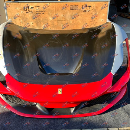 Ferrari F8 Tributo Spider Full Front End Complete (Bumper, Fenders & Hood), OEM